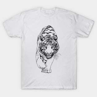 tiger  panther cat leopard jaguar bengal tiger mammal siberian tiger snow leopard T-Shirt